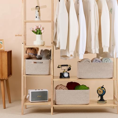Large Storage Baskets for Organizing (4 Count)
