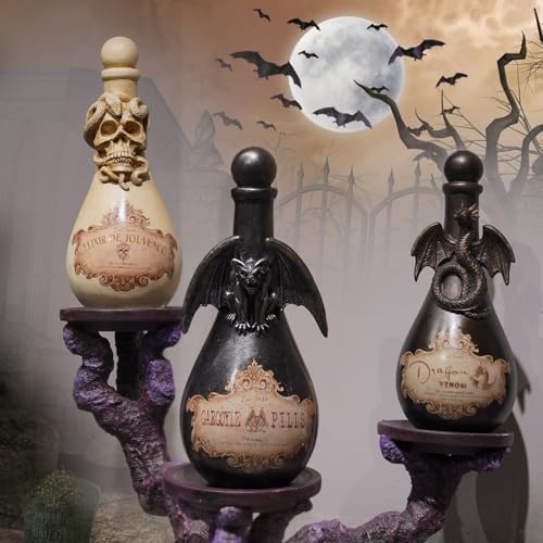 Halloween Home Decor Potion Bottles