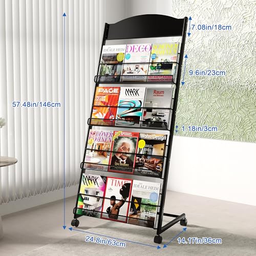 Brochure Display Stand 4 Layer Floor