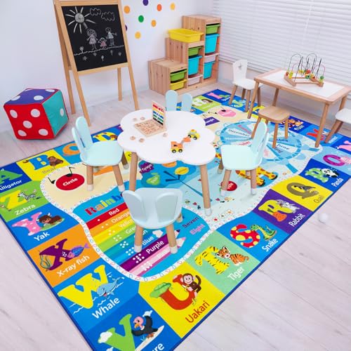 BENRON 6x9 Playroom Rug for Kids Washable