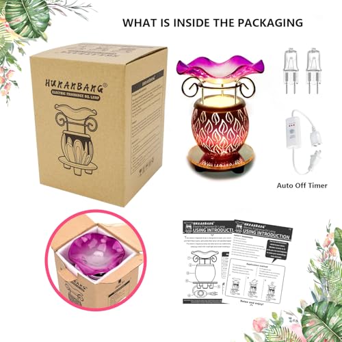 Electric Scented Wax Warmer with Auto Off Timer