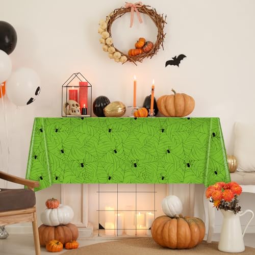 3 Pack Halloween Tablecloth Rectangular Table Halloween Party Decorations (3 Count)