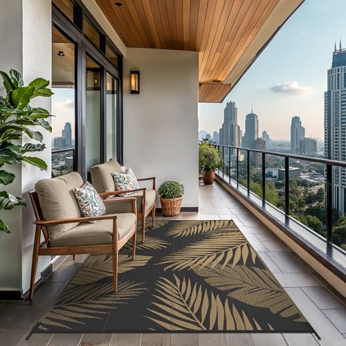 Outdoor Rug Waterproof Plastic Rugs for Patio