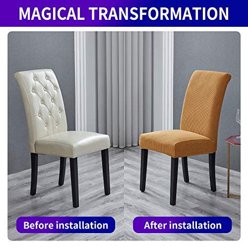 Stretch Chair Covers for Dining Room Set of 2