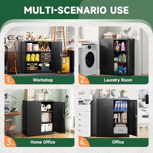 Metal Storage Cabinets with Lock Door