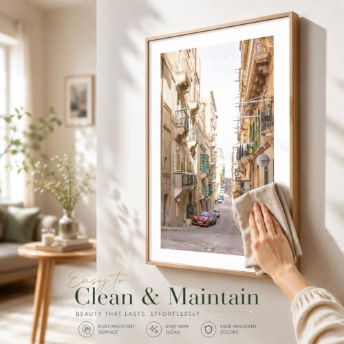 KAlRNE European Cityscape Rustic Mediterranean Wall Prints Set (3 Count)