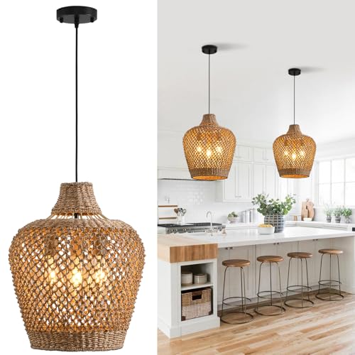 Rattan Pendant Light (3 Count)