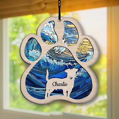 Personalized Akita Suncatcher Dog Memorial Gifts