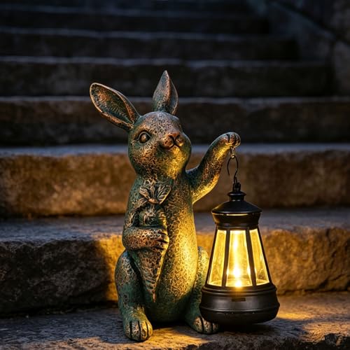 Solar Garden Statues