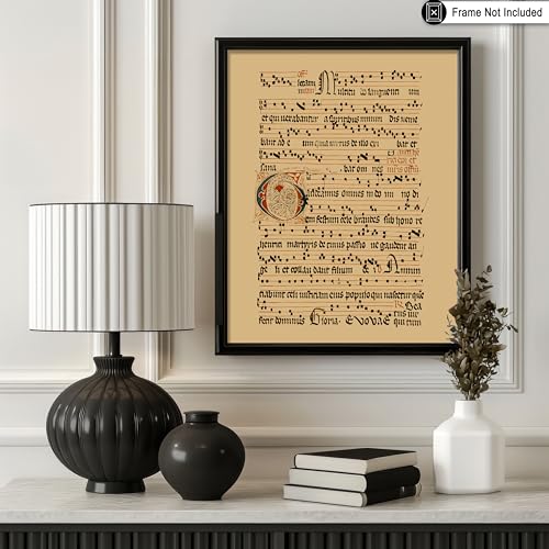 Vintage Hymnal Poster