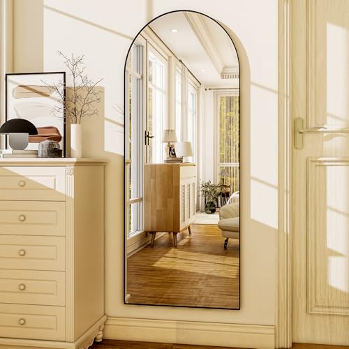 56"x21" Arched Full Length Mirror Floor Mirrors