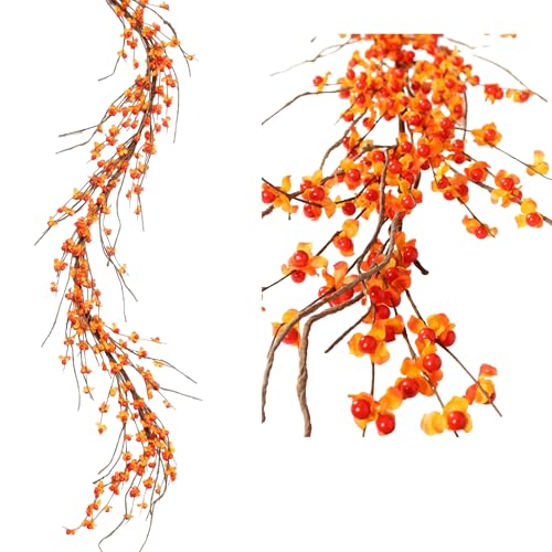 Artificial Bittersweet Garland for Fall Décor 60