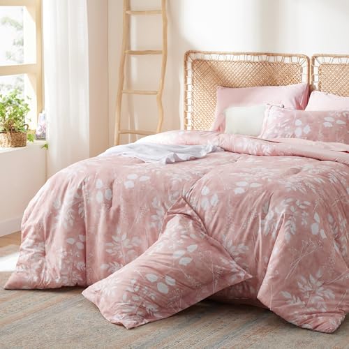 Floral Pink Comforter Set
