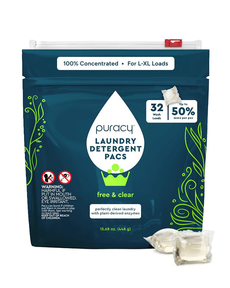 Laundry Detergent Pods with 2 Bio (32 Count)