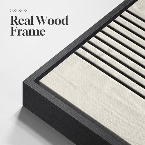 Framed Boho Black and White Abstract Wall Art Set (3 Count)