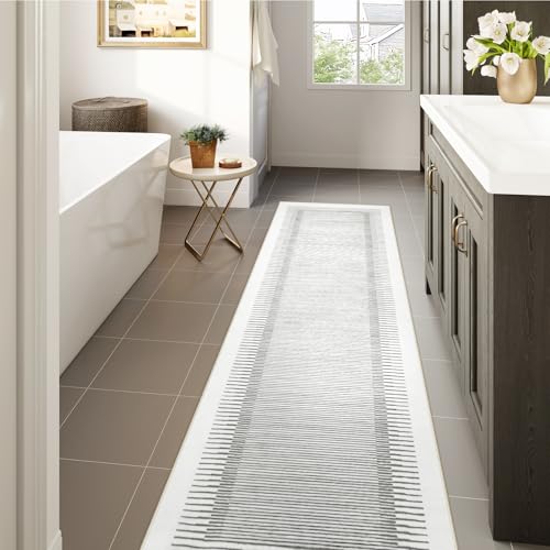 Washable Striped Runner Rug 2'6"x8' (20 Sq Ft)