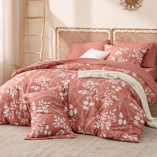 Floral Dusty Pink Comforter Set