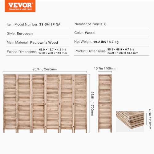 Wood Room Divider