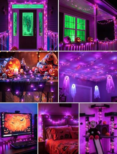 39FT Purple Halloween Lights (33 Foot)