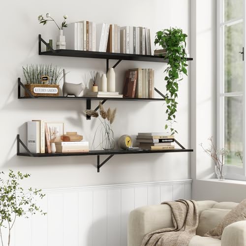Deep Floating Shelves