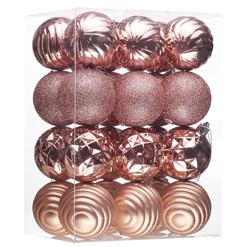 24ct Christmas Ornaments Tree Decorations Set 2.36 Inch (24 Count)