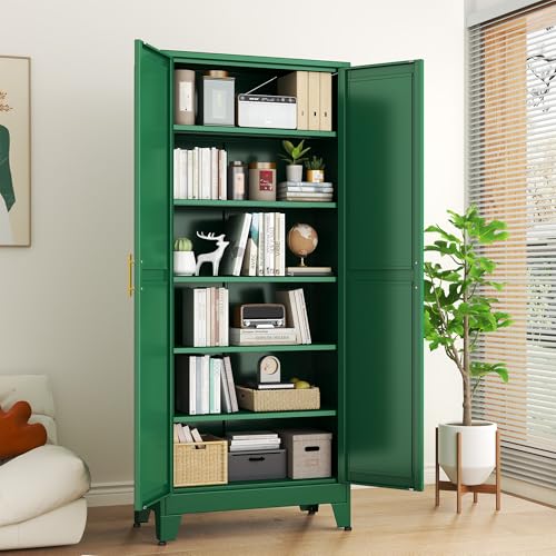 Green Metal Storage Cabinet