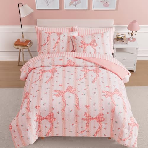 Twin XL Comforter Set with Sheets for Girls
