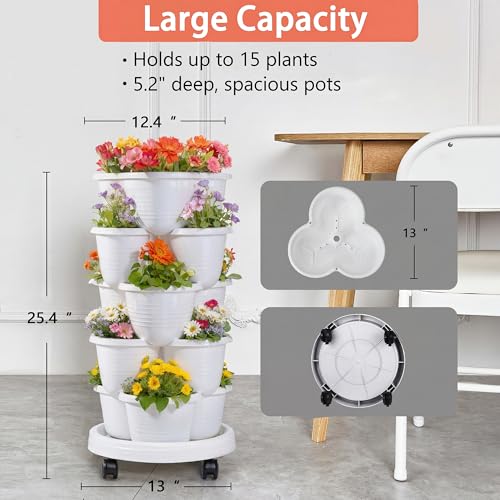 5 Tier Vertical Garden Planter (5 Count)