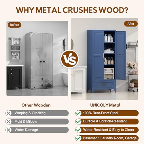 75" Kitchen Pantry Cabinet