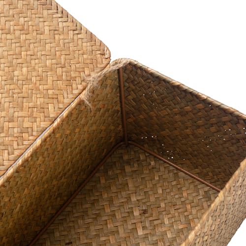 Wicker Basket with Lid (10.22 Count)