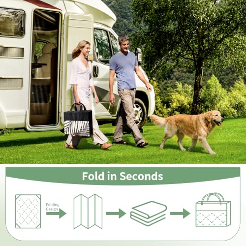 Outdoor Rug Waterproof for Porch (15 Sq Ft)
