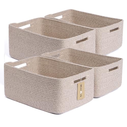 Large Storage Baskets for Organizing (4 Count)