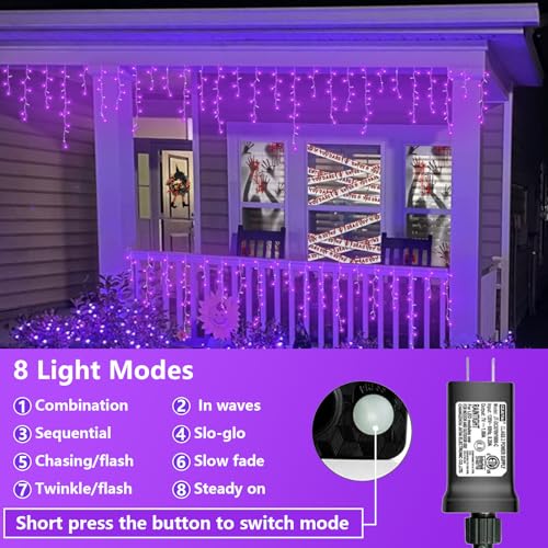 Purple Halloween Lights (33 Foot)