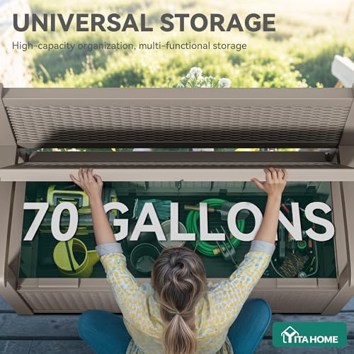 70 Gallon Deck Bench with Storage