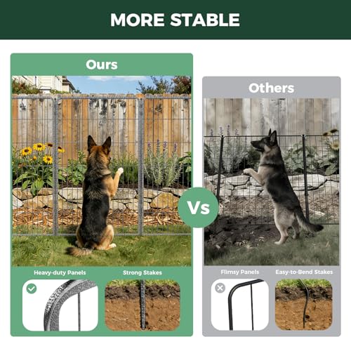 No Dig Garden Fence