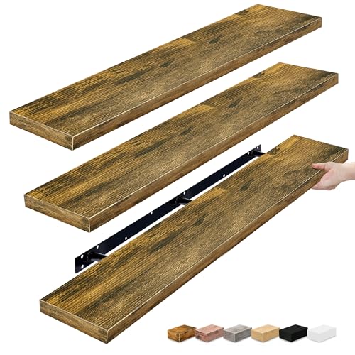 Floating Shelves for Wall Storage (3 Count)