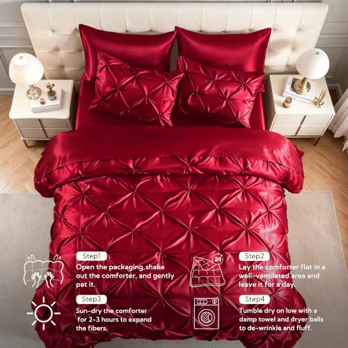 Satin California King Comforter Set