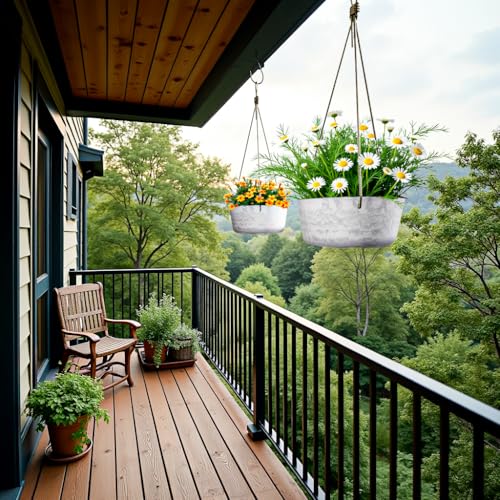2 Pack 10.7 Inch Hanging Planter for Indoor Plants
