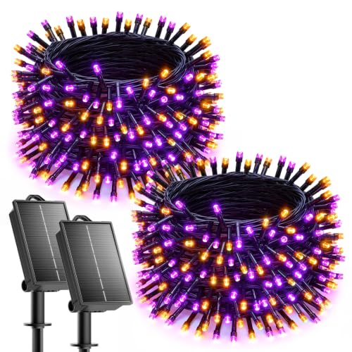 2 Pack Solar Halloween Lights (144 Foot)