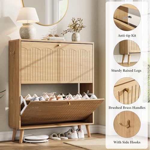 Arch Chic Shoe Cabinet for Entryway