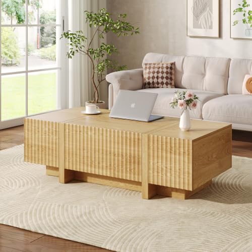 50.8" Fluted Coffee Table