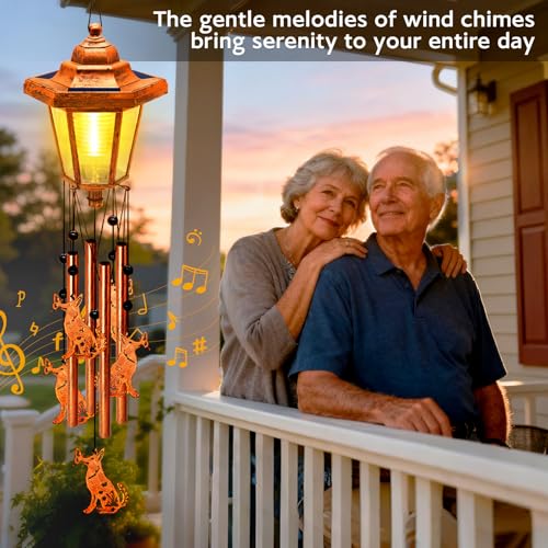 Large Solar Dog Wind Chimes