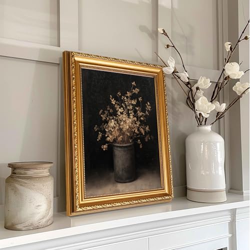 Vintage Gold Framed Wall Art for Home Decor