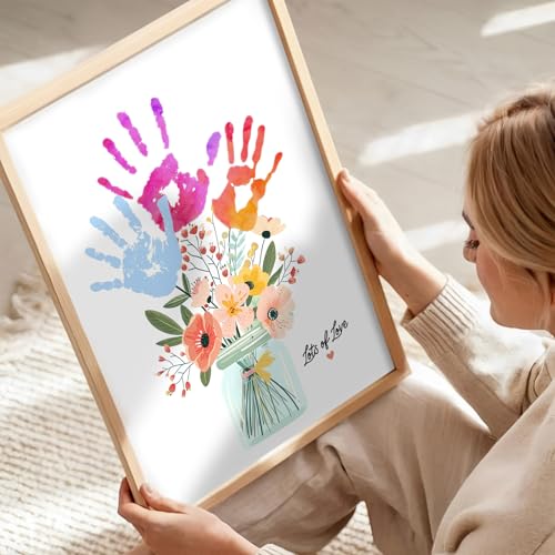 Handprint Birthday Art Kit for Mom & Grandma