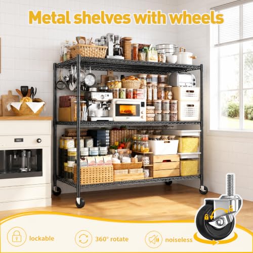 3 Tier Heavy Duty Metal Shelving Unit