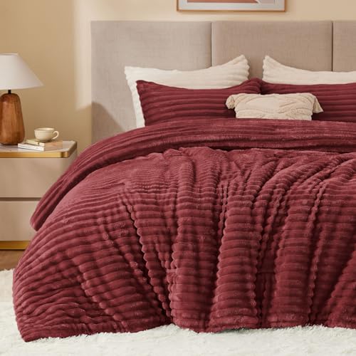 Fleece California King Comforter Set