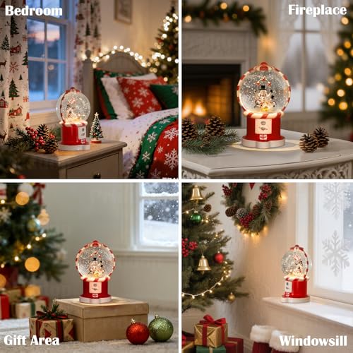 Snowman Snow Globe Christmas Classic Candy Vending Machine Shape Gifts USB