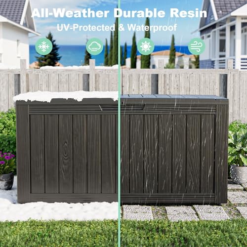 75 Gallon Resin Deck Box