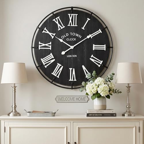 24 Inch Vintage London Style Wall Clock