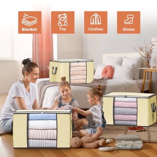 90L Large Storage Bags (6 Count)